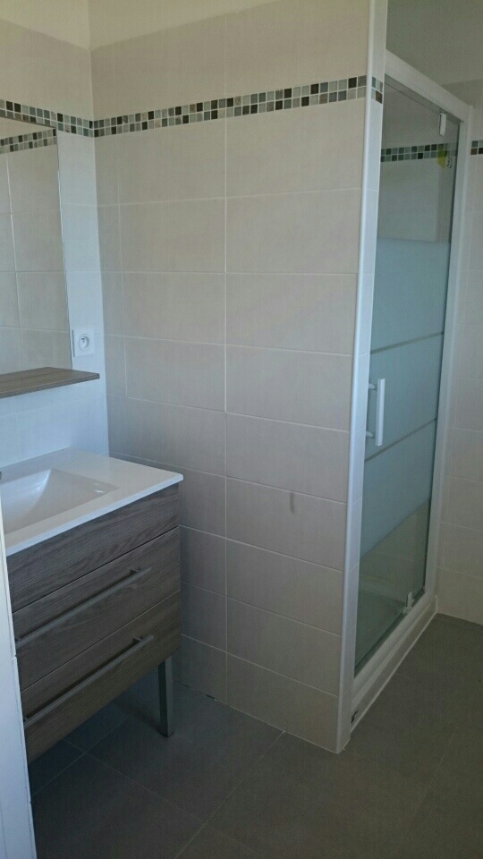 Salle de douche du gîte Fium’Orbu